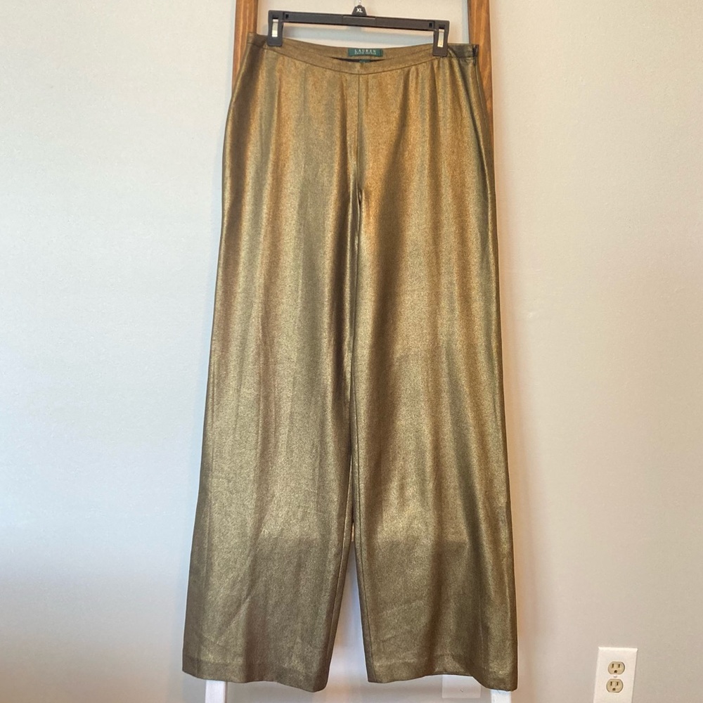 Ralph Lauren high waisted, wide leg pants